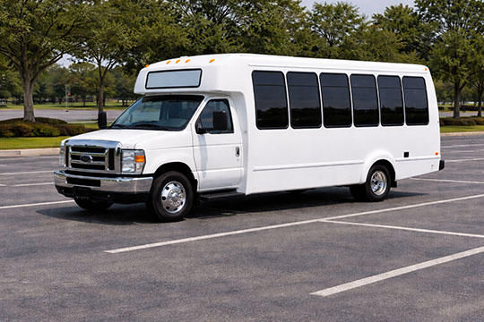 20-passenger minibus available for charter in Coppell, TX