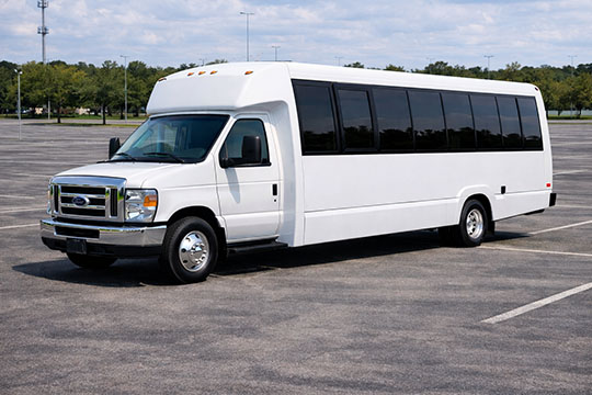 25-passenger minibus available for charter in Coppell, TX